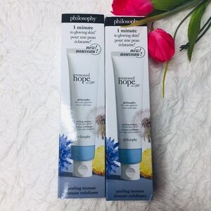 NWB Lot of 2 Philosophy Peeling Mousse